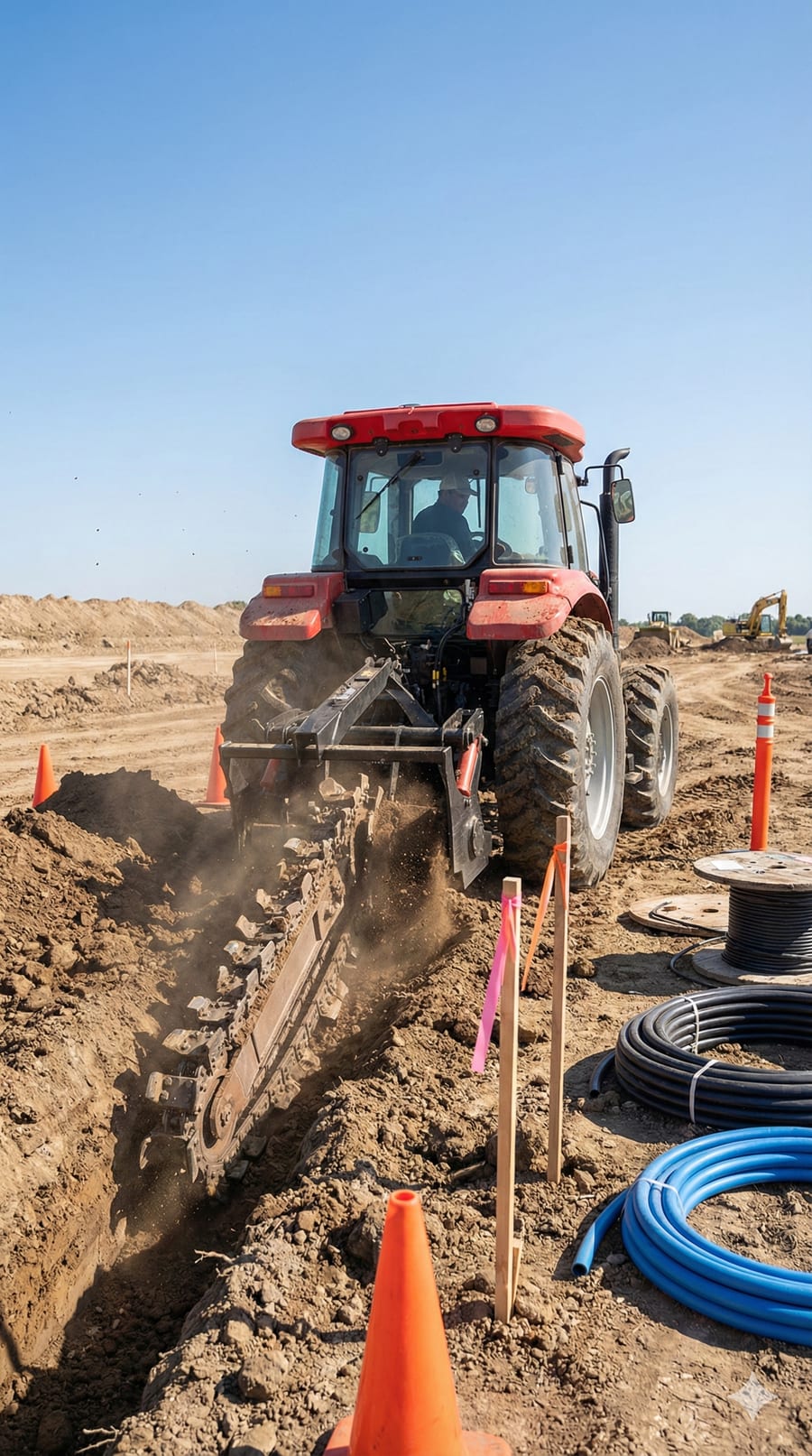 Tractor Zanjador